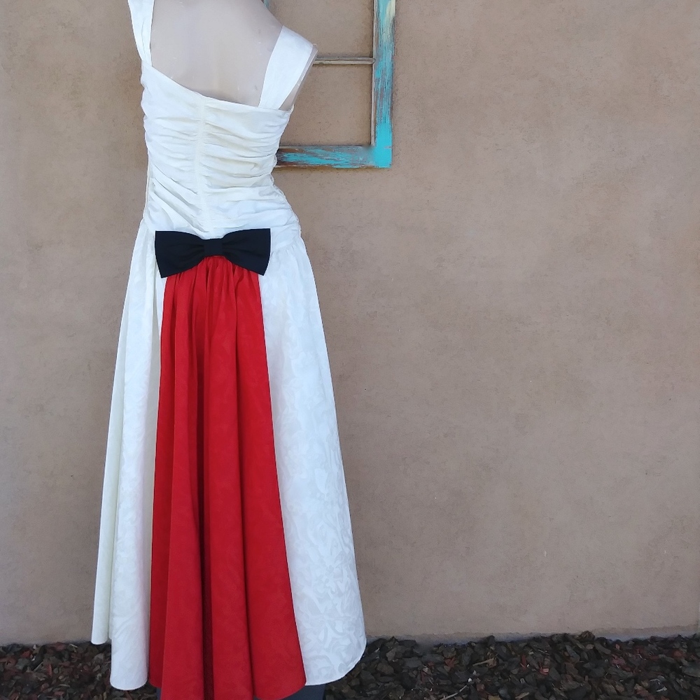 1940s Wedding Dress Evening Gown Bustle Bo…